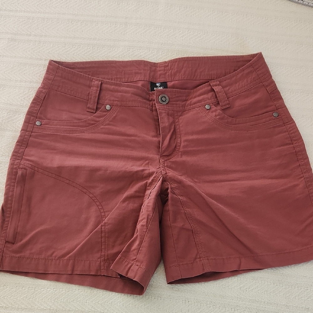Kuhl Brown Cargo Shorts Casual Mid-Length